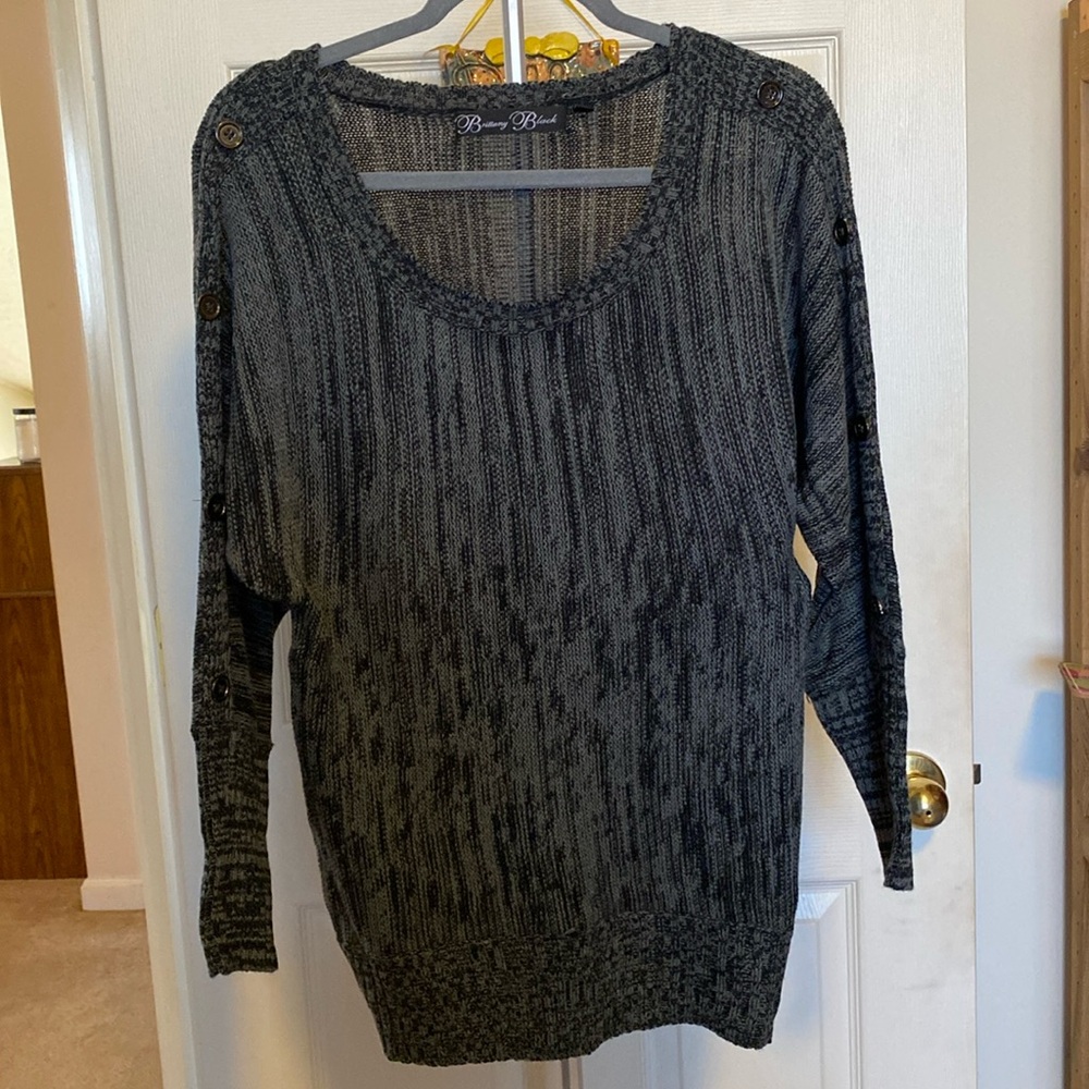 Brittany Black lightweight knit sweater